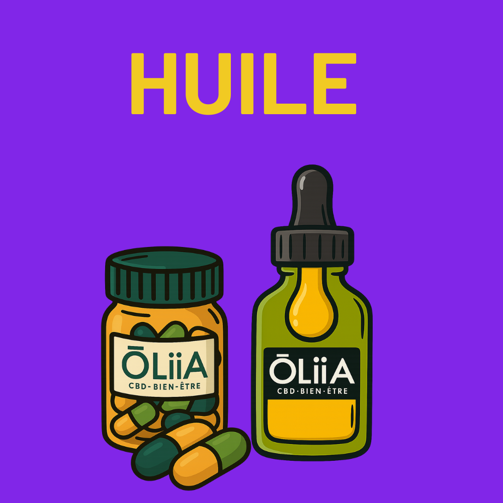 huile et gellules Cbd
