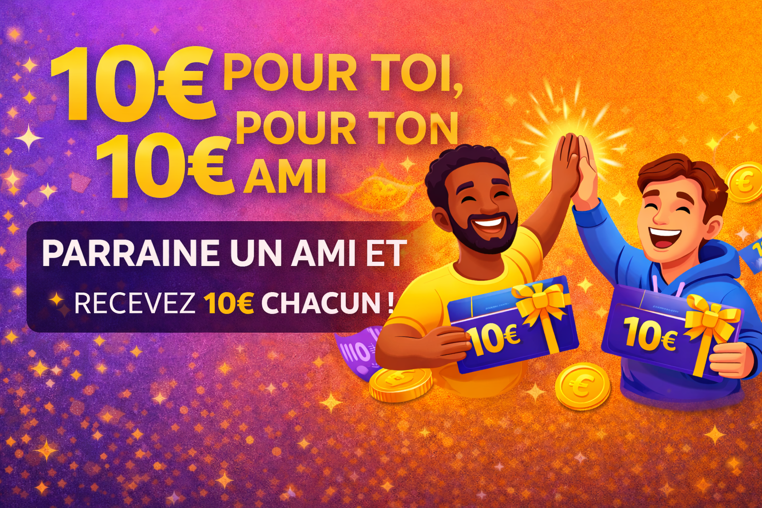 Programme de parrainage Vapshop Hemp – gagne 10€ pour toi et 10€ pour ton ami