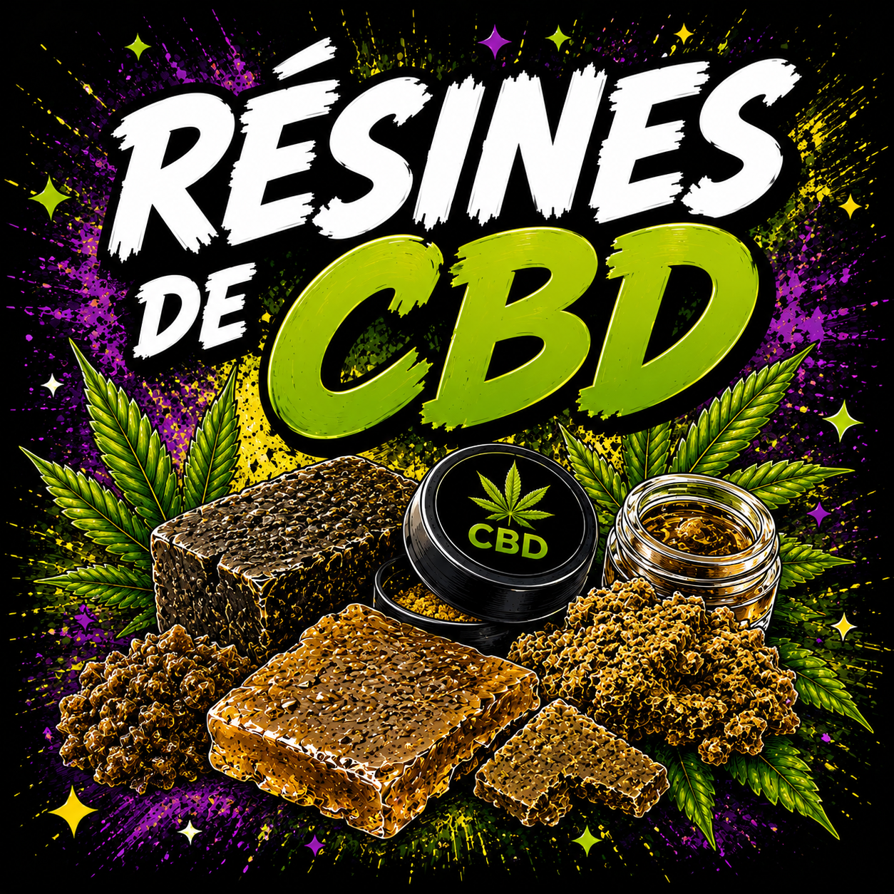 collection résine Cbd